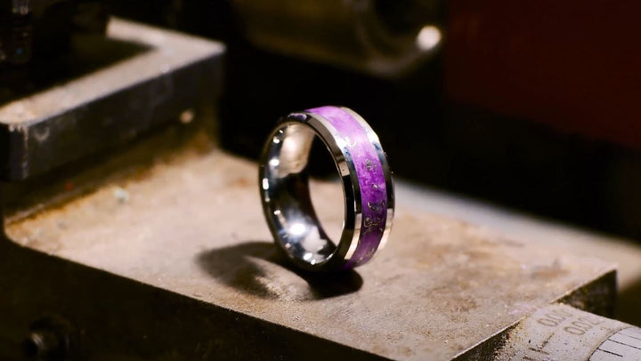 The Twilight - An Enthralling Violet Glow Ring