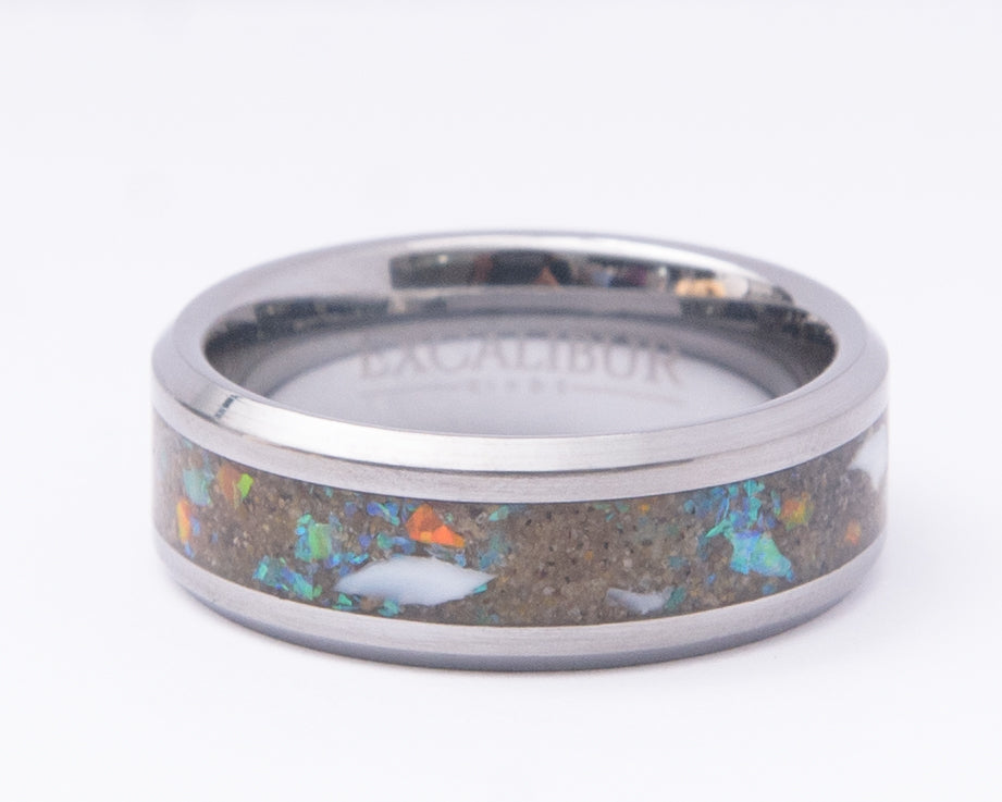 The Beach - A Shimmering Coastline Ring