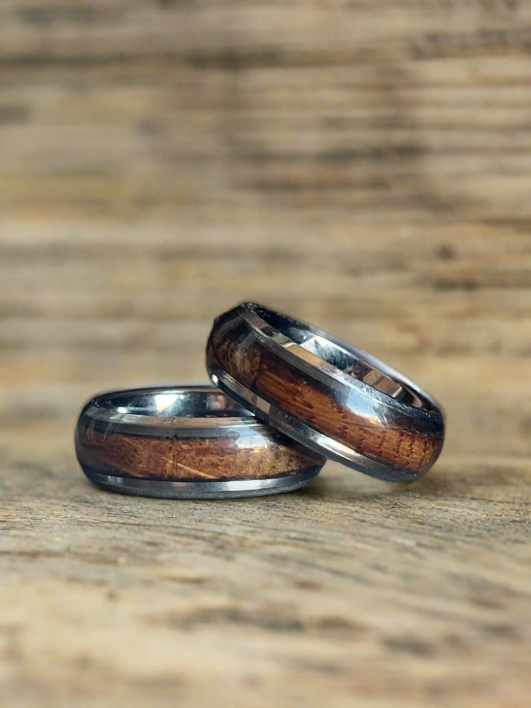 Whiskey Row - A Whiskey Barrel Inlaid Ring