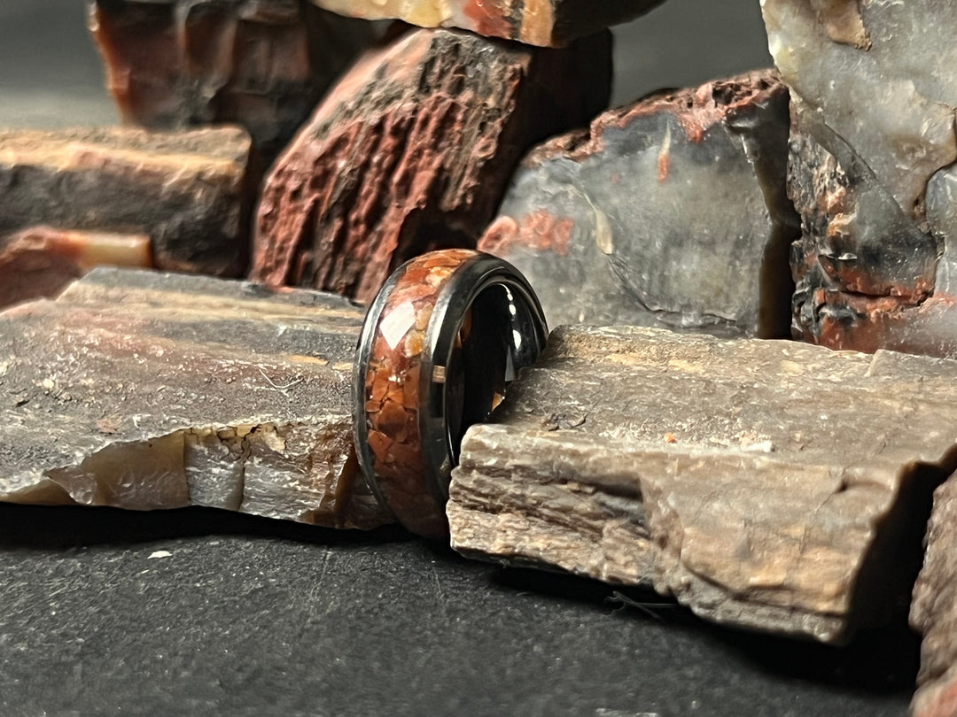 The Yosemite - A Purely Petrified Wood Ring