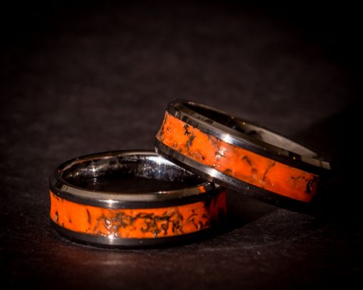 The Molten Core Ring: Orange Glow and Meteorite